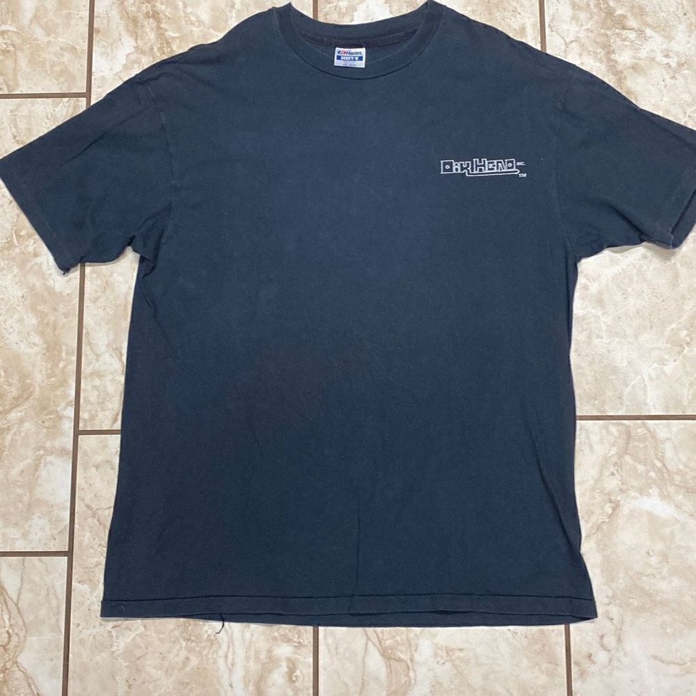 Hanes Beefy Men's Vintage 90's “DikHead” Inc. Biker T-shirt Black XXL Pre-owned